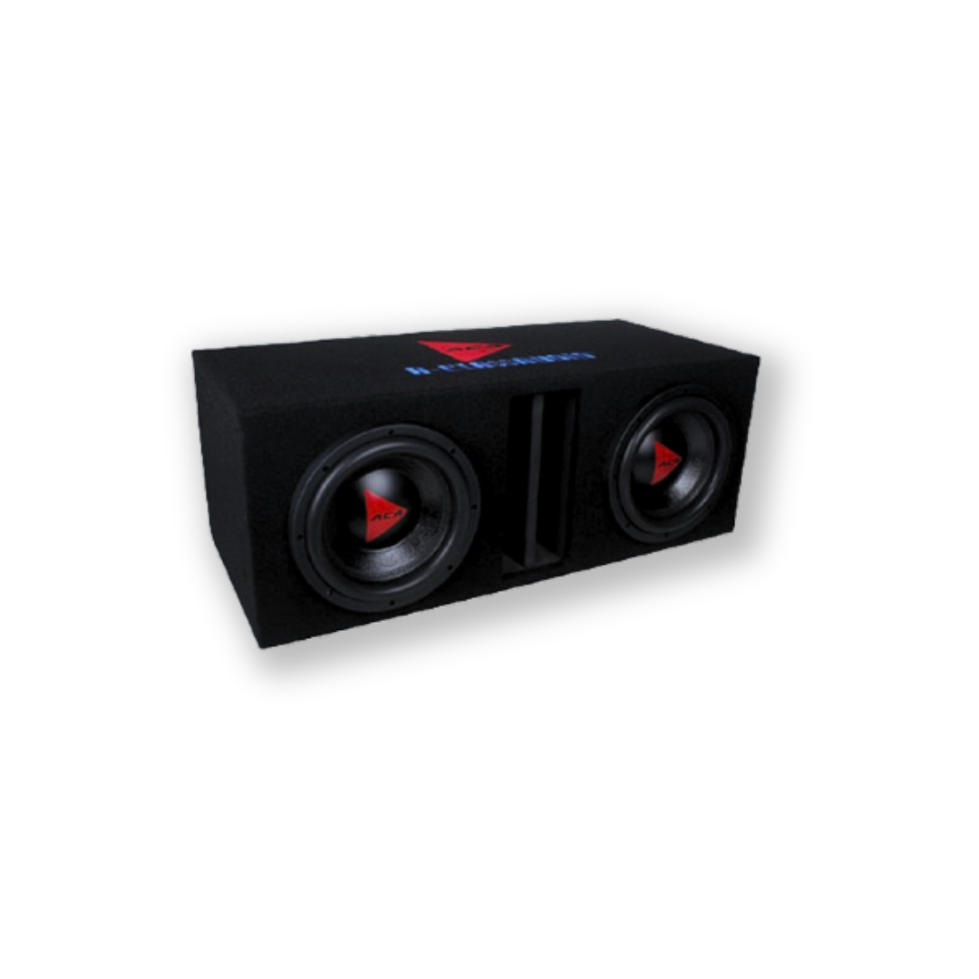 Caisson de basse avec 2 Subwoofers 25cm 3600W