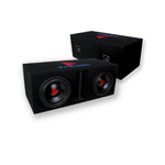 Caisson de basse avec 2 Subwoofers 25cm 3600W