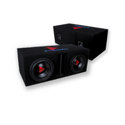 Caisson de basse avec 2 Subwoofers 25cm 3600W